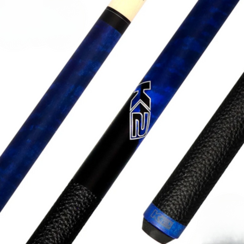 Koda K2 KLCBL Matte Blue-Stained Maple Cue w/ 11.75mm LD Shaft