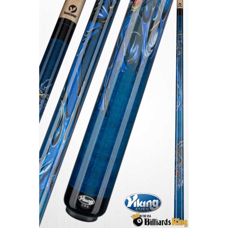 Viking DeCues Blue Dragon Pool Cue Stick