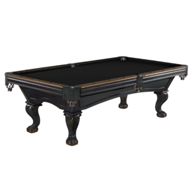 Glenwood Two-Toned Pool Table – Black/Coffee