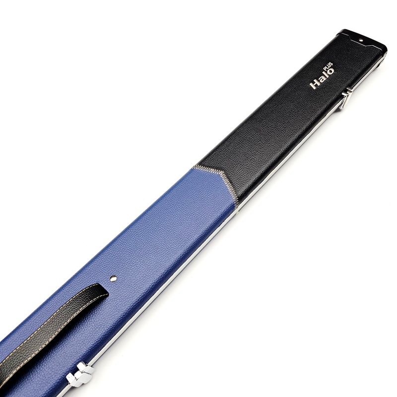 Peradon Limited Edition Black & Blue Block Halo Plus One Piece Cue Case