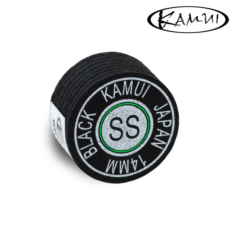 Kamui Black Cue Tip 14mm Super Soft