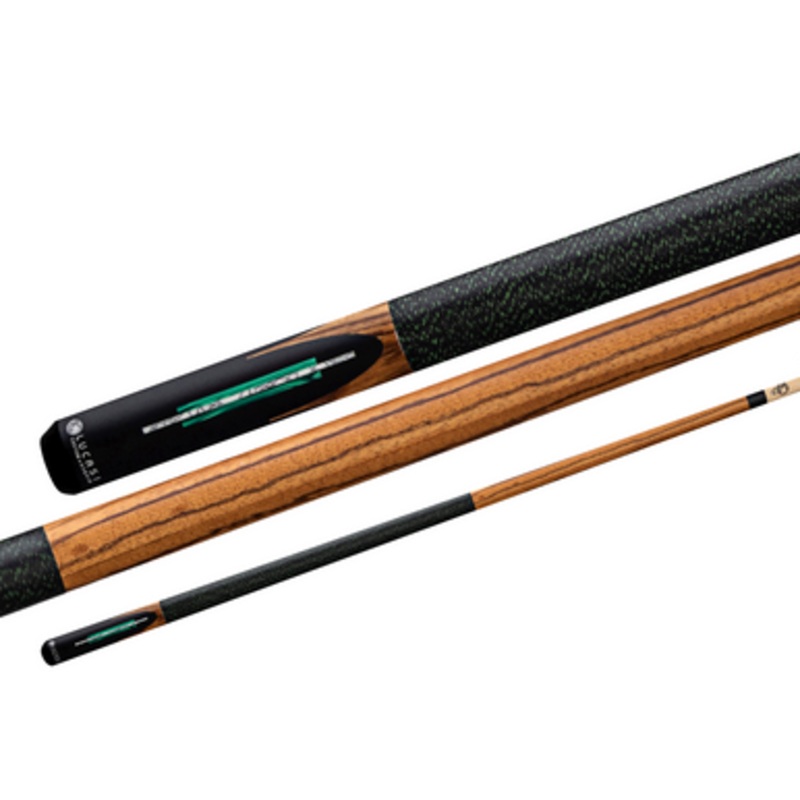 Lucasi LUX60 Matte Exotic Zebrawood Cue