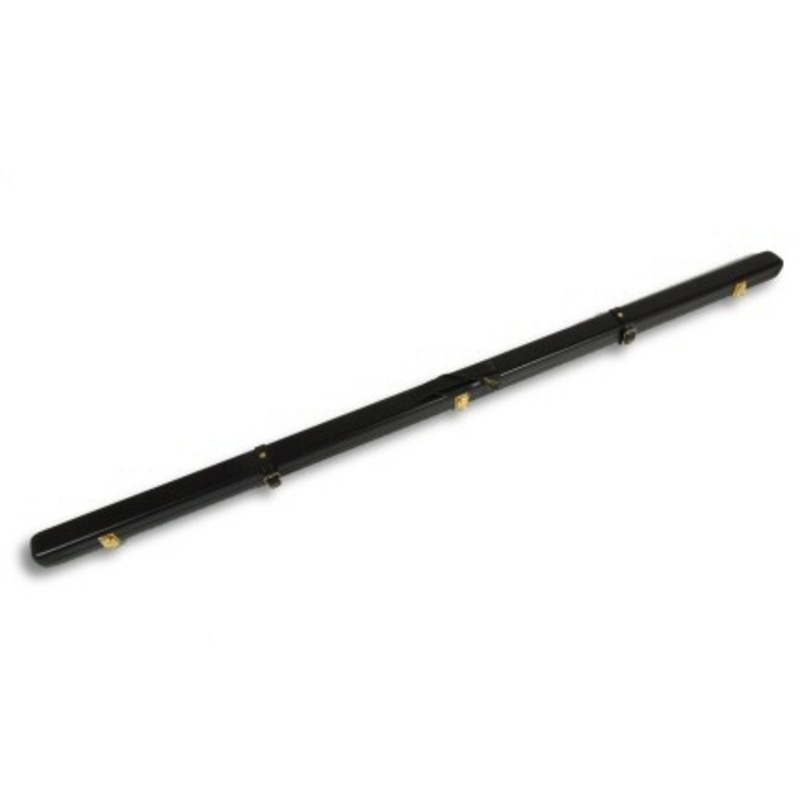 PERADON thin GENUINE LEATHER 1 piece cue case BLACK