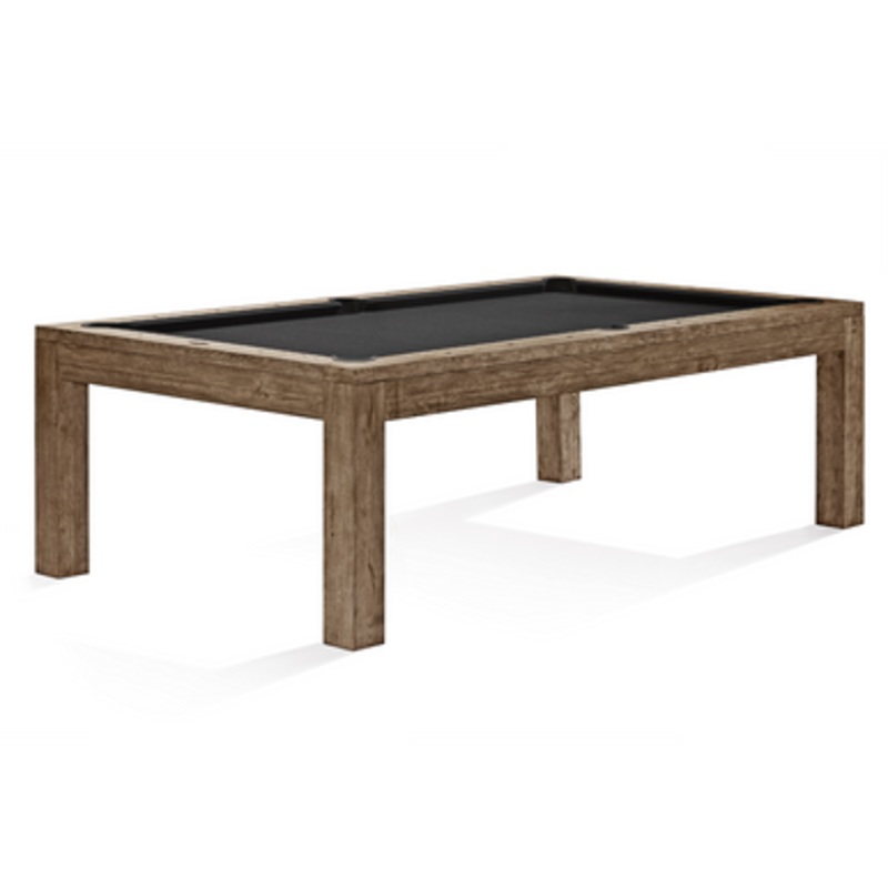 Sanibel Pool Table in Rustic Dark Brown