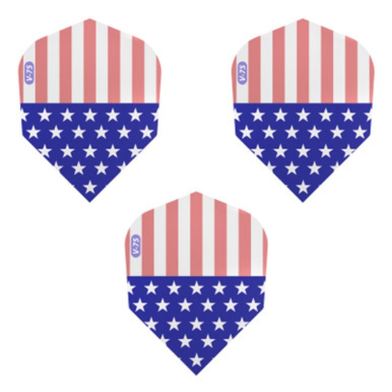 V-75 American Flag Standard Dart Flights