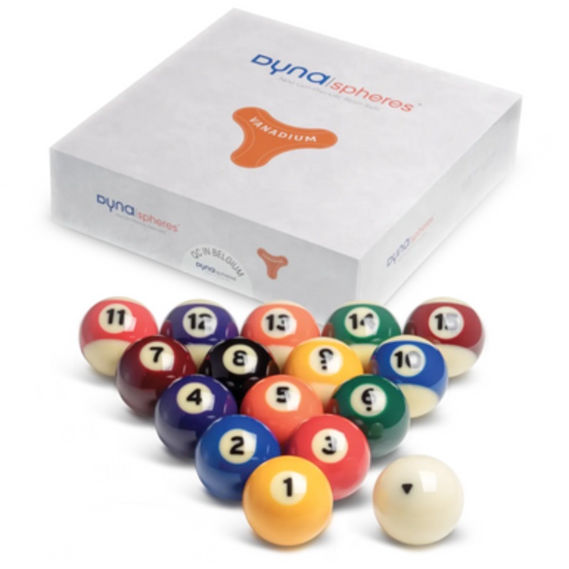 Dynasphere Vanadium 572 Pool Ball Set