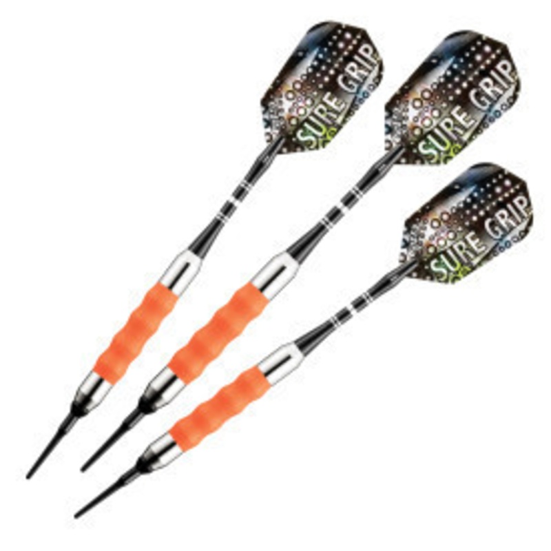 Great Lakes Dart Viper Sure Grip Orange Soft Tip Darts 18g