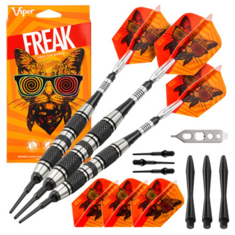 Great Lakes Dart Viper The Freak Double Band Soft Tip Darts 18g