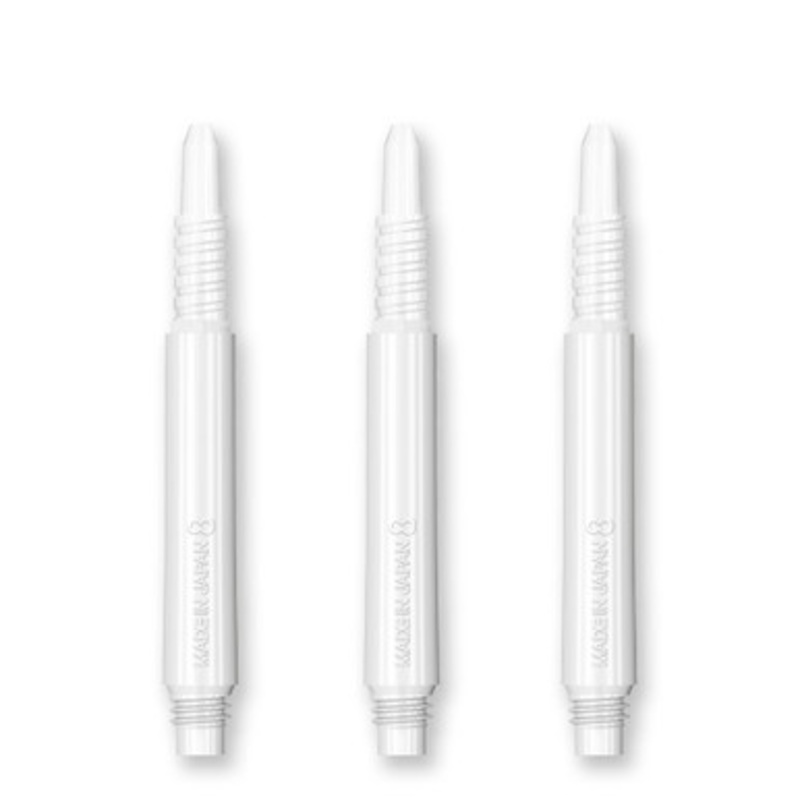 Target 8 Flight White Fixed Shafts – 26mm
