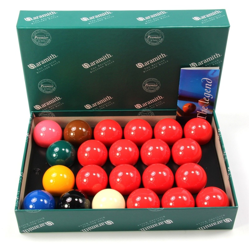 Aramith PREMIER full sized 2 1/16 snooker ball set
