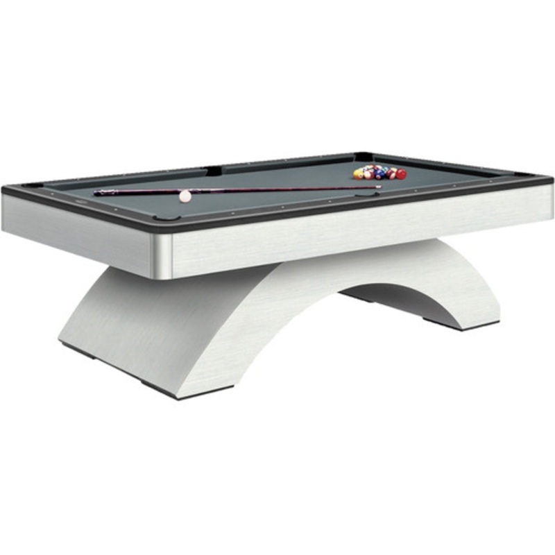 Olhausen Waterfall Brushed Aluminum Pool Table