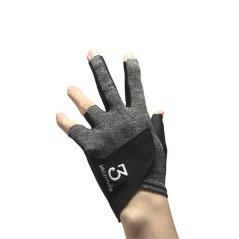 3 Seconds Billiard Glove – Grey