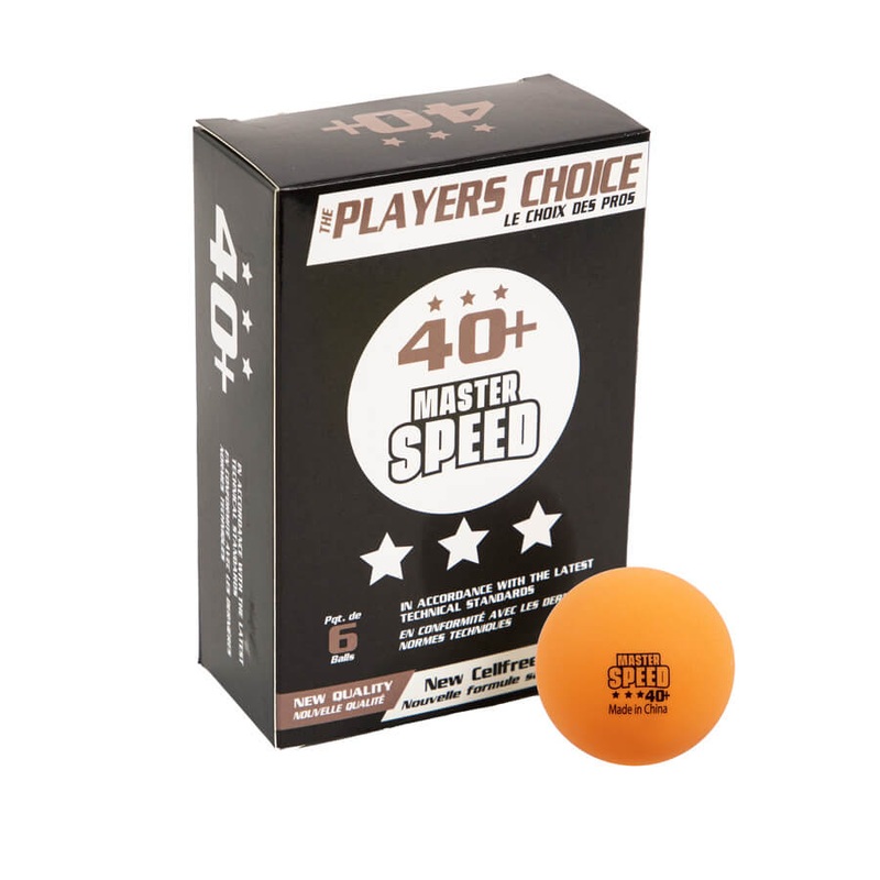 3-STAR MASTER SPEED BALLS IN 6 BLISTER BOX ORANGE BALLS