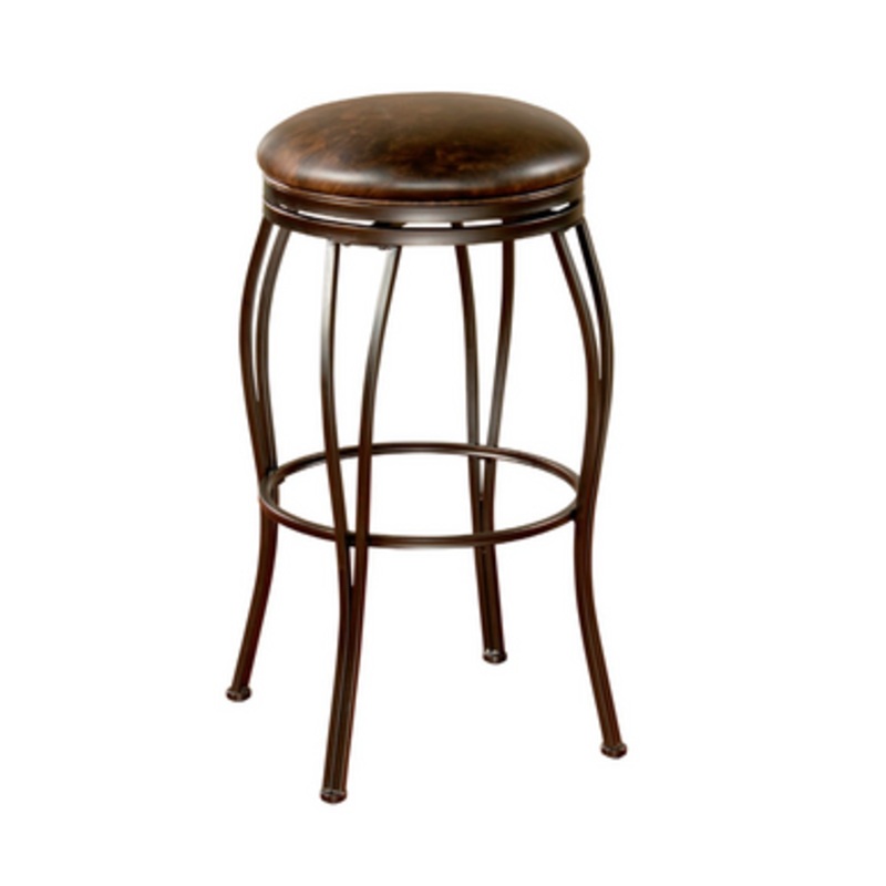 American Heritage Dual Height Romano Stool in Coco