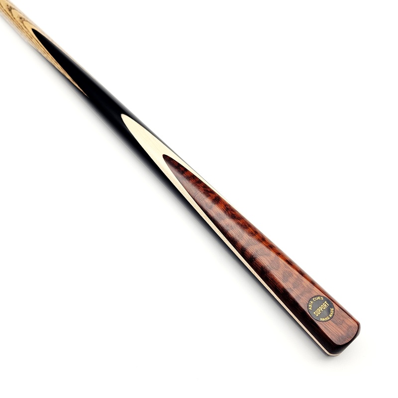 Asia Cues Support – One Piece Snooker Cue 9.8mm Tip, 17.5oz, 57.75