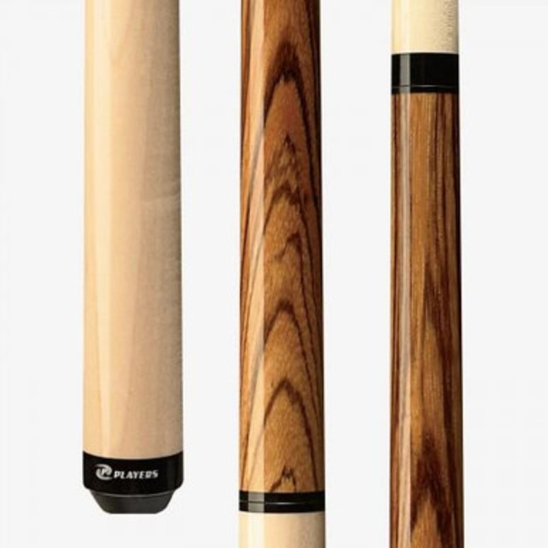 Players Zebrawood JB9 Jump Break Cue