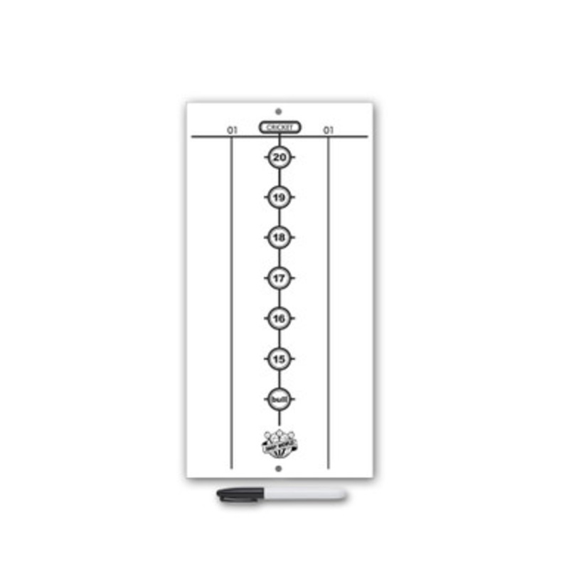 Dart World Cricketeer Small Dry Erase Scoreboard