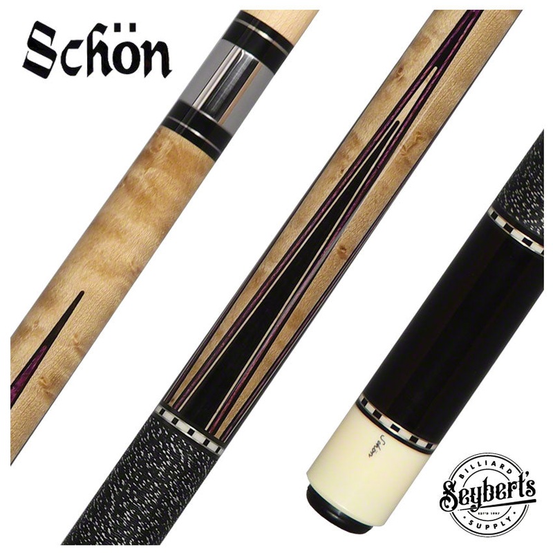 Schon STL Series Purple-Stained Pool Cue – STL5P