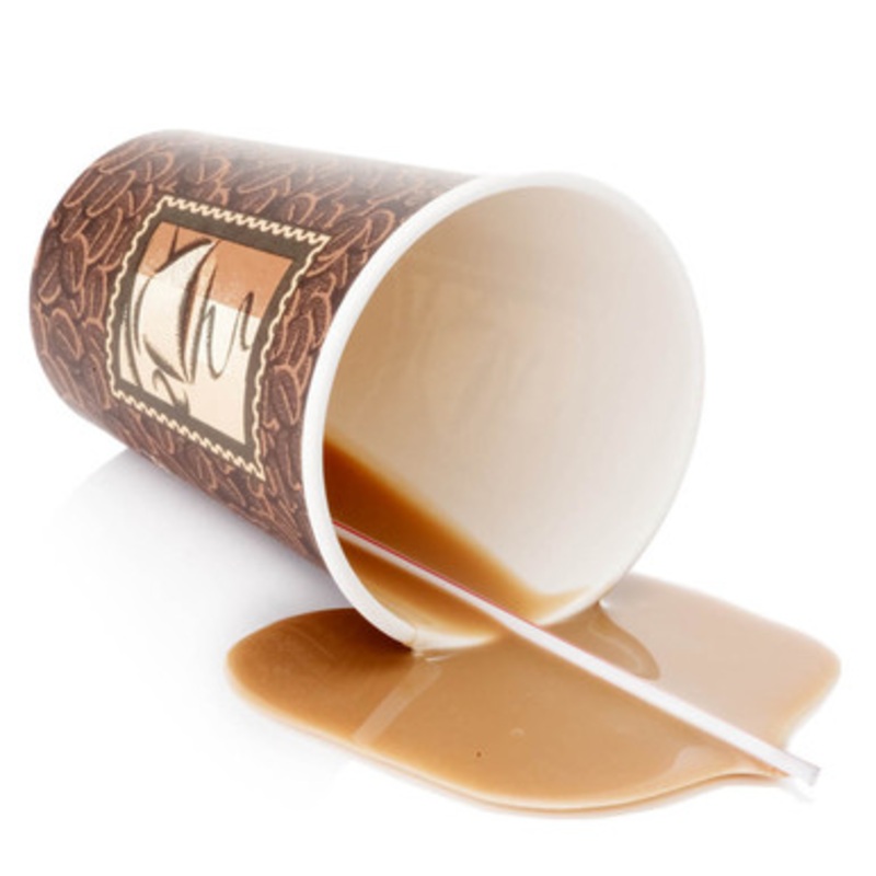 Humphrey’s Farm Coffee Spilled in To Go Cup