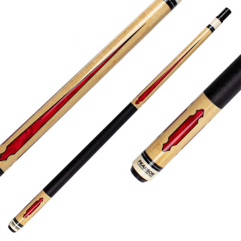 Pearson League Series Red Pool Cue