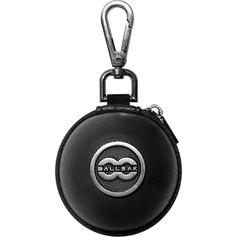 Ballsak Pro Leather Cue Ball Holder – Black