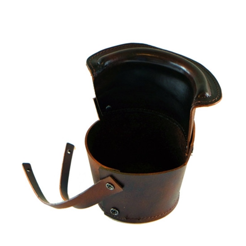 Brown Leather Internal Drop Pocket Set