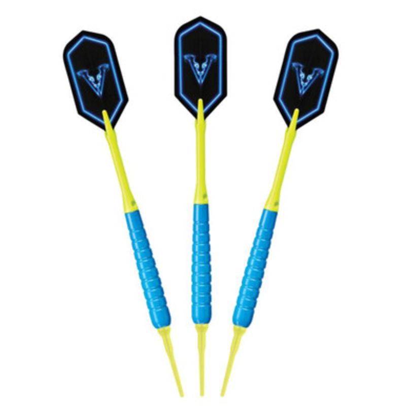 Great Lakes Dart Viper V Glo Blue Soft Tip Darts 18g