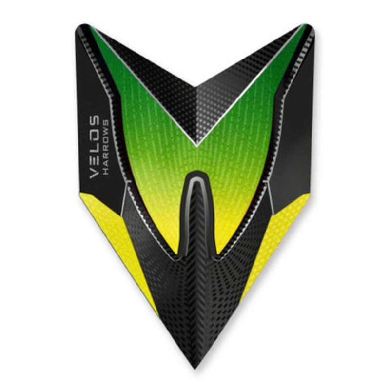 Harrows Velos Black & Yellow Flight