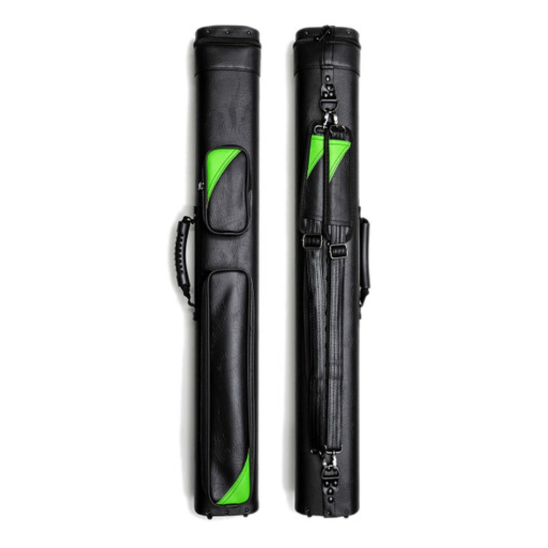 2B2S Oval Hard Case – Black/Green