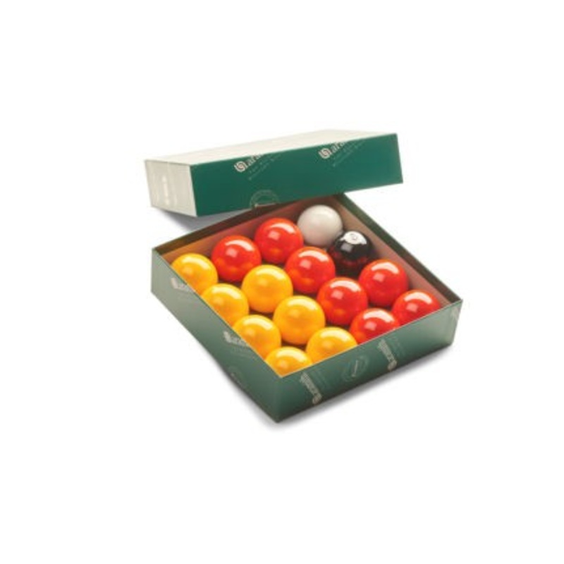Aramith PREMIER league pool balls red/yellow 2 with 1 7/8 white cue ball