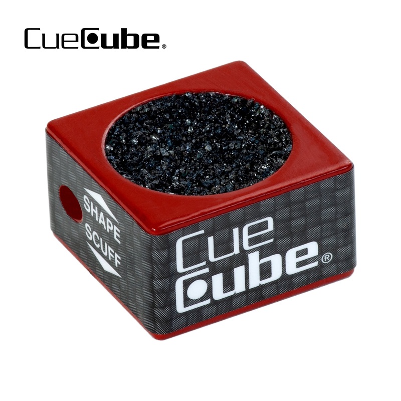 Cue Cube Tip Tool 2 in 1 Nickel Radius (.418) Red