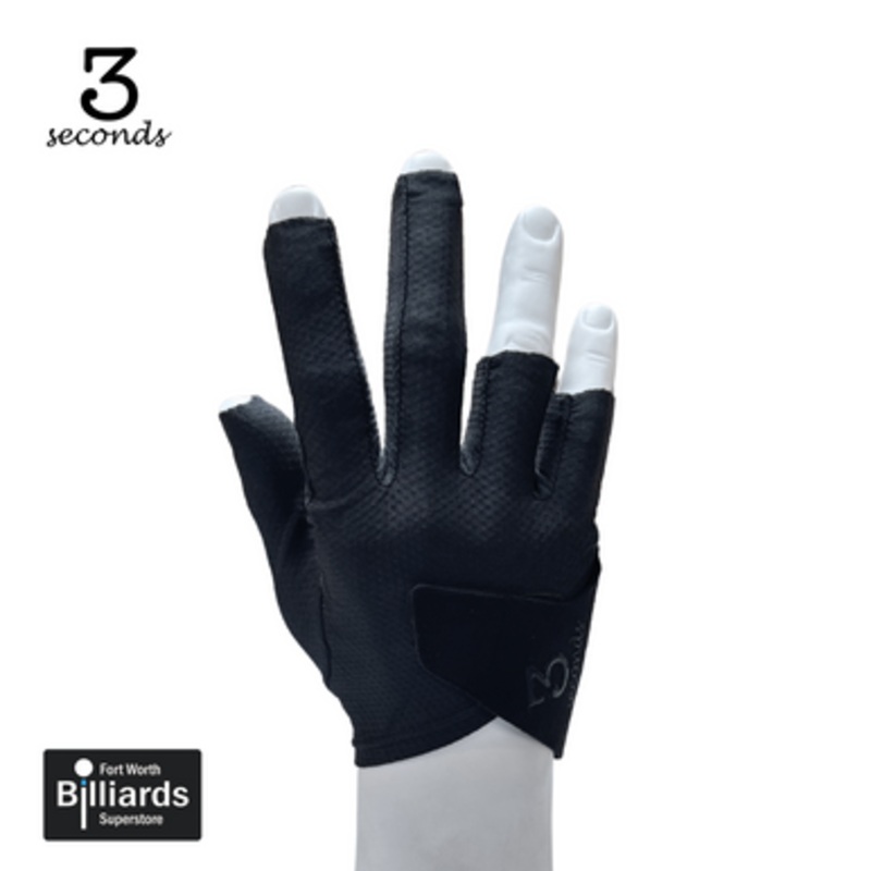 3 Seconds Billiard Glove – Black