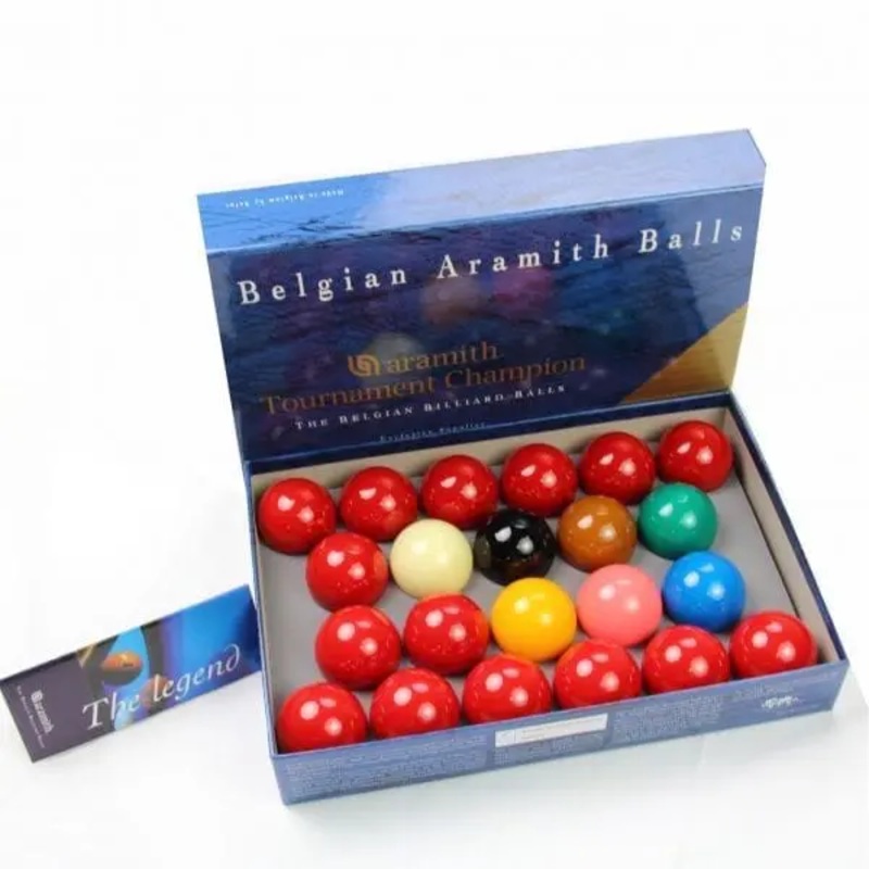 Aramith Tournament Champion 3G 2 1/16 full size snooker ball set