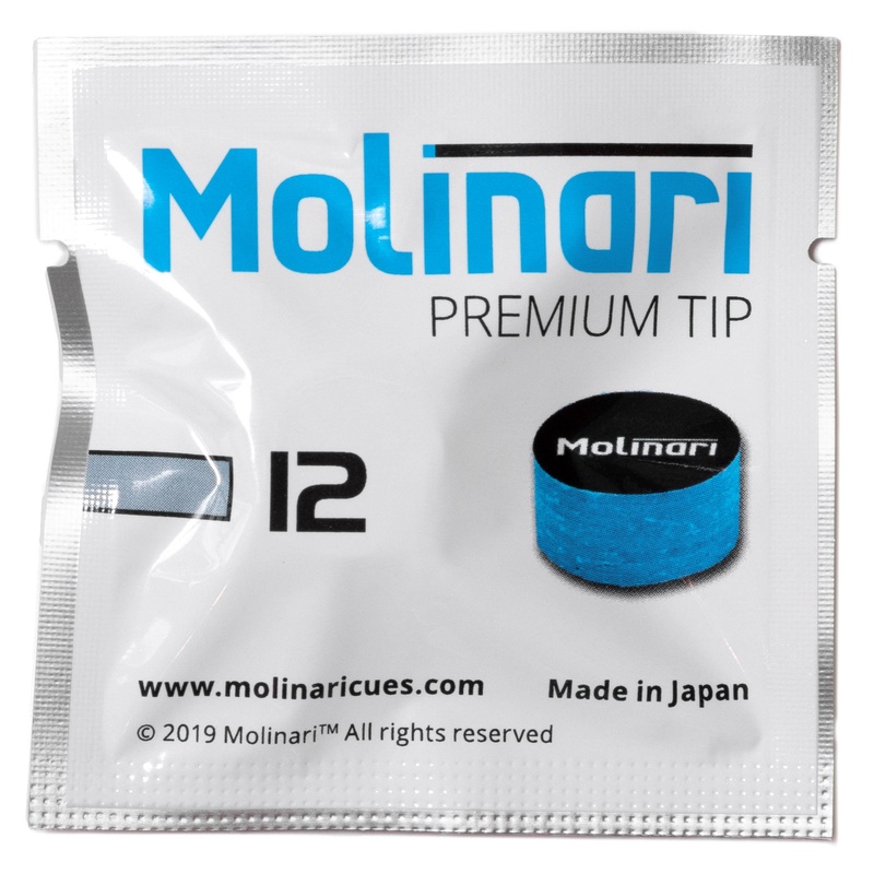 Molinari Premium Cue Tip 14mm Super Soft 1 pc