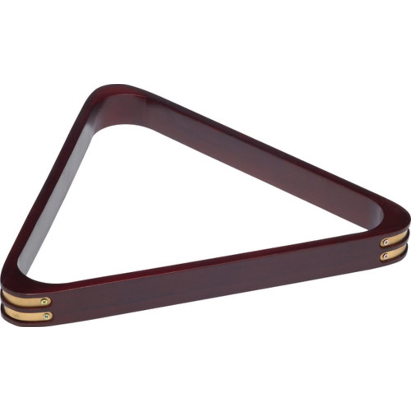 8 Ball Triangle with Brass Corners Wine