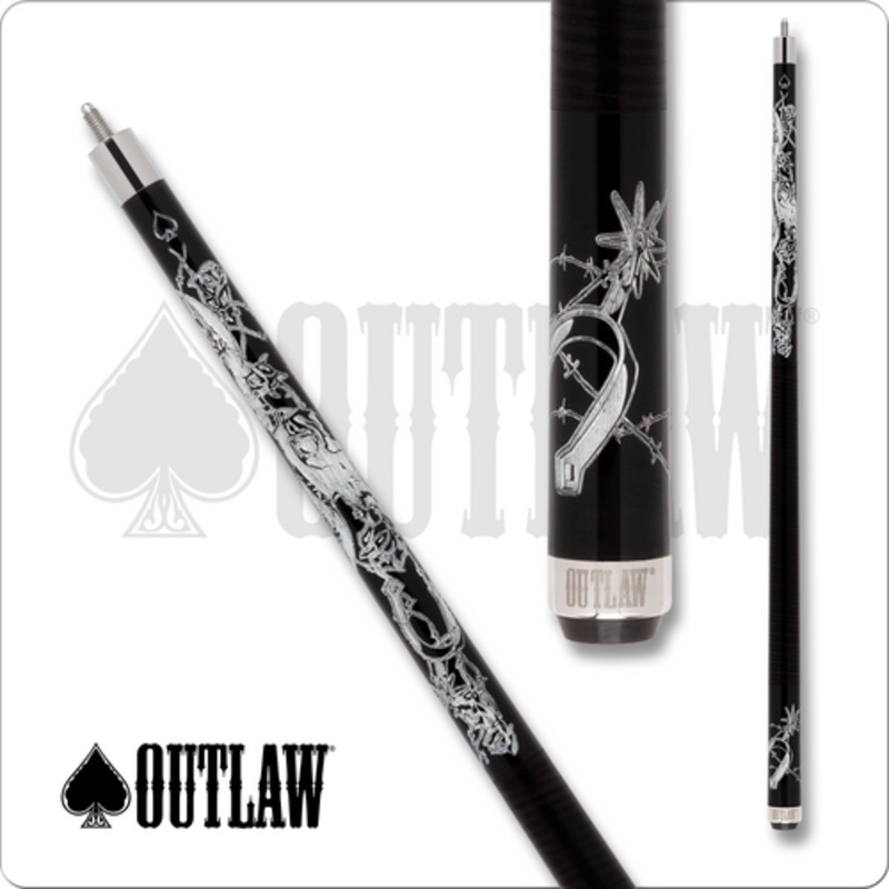 Outlaw OL62 Black Spur Pool Cue