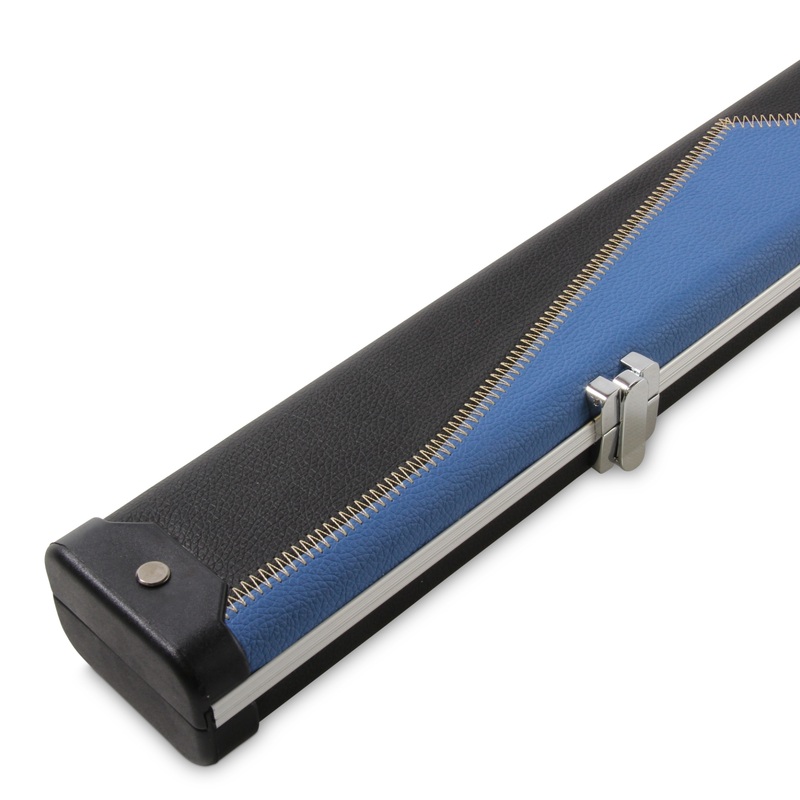 Pro aluminium 3/4 case Black and Blue zigzag design