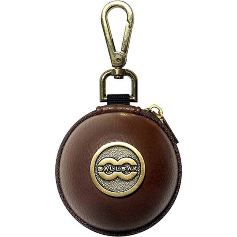 Ballsak Pro Leather Cue Ball Holder – Brown