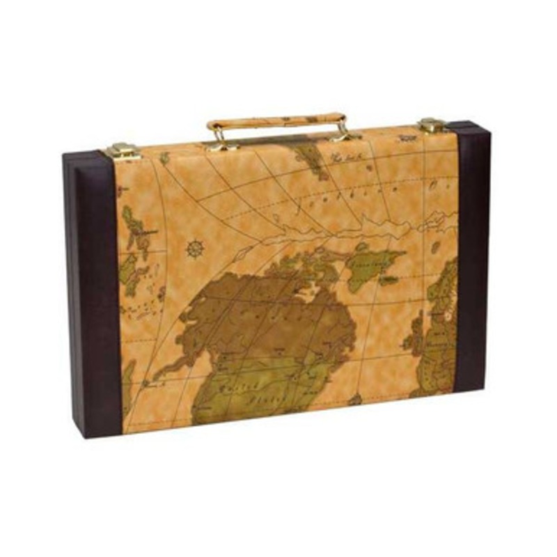 C.H.H. 15 World Map Backgammon