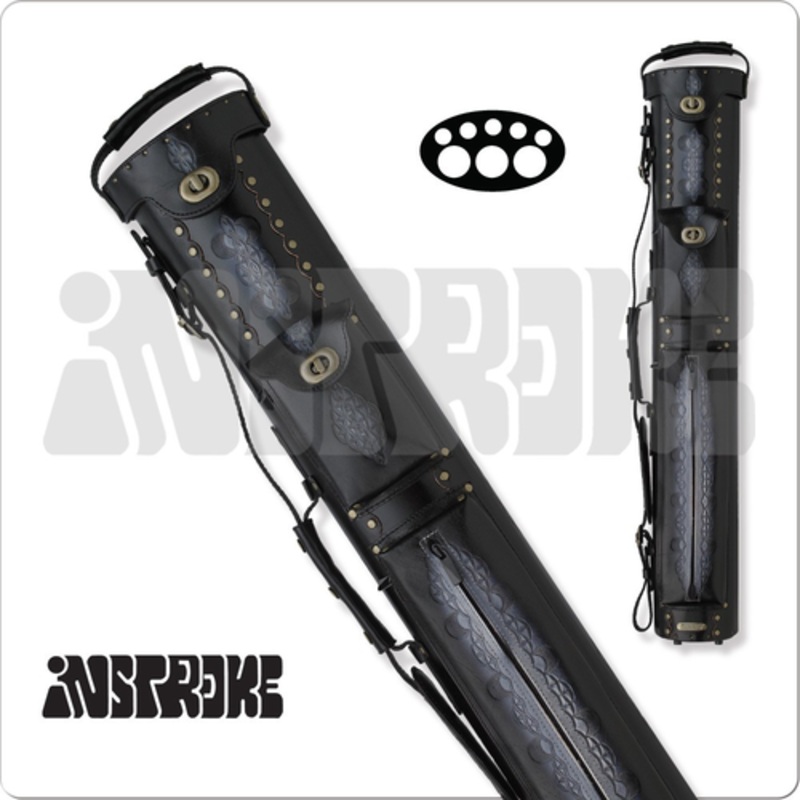 Instroke IST35 Tooled 3×5 Black Leather Case