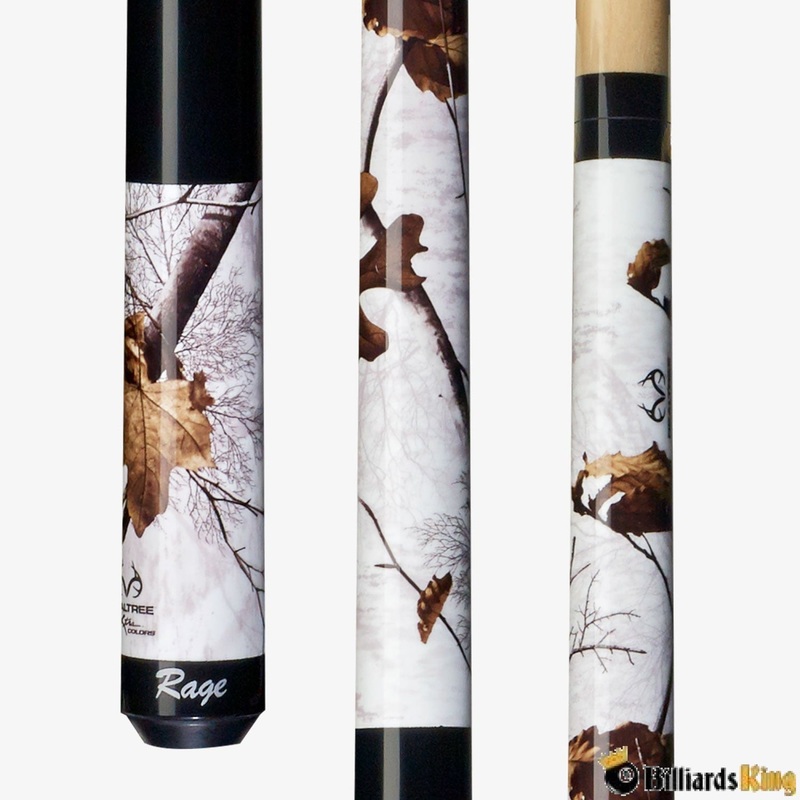 Rage RGCW Real Tree Snow Camo Pool Cue Stick