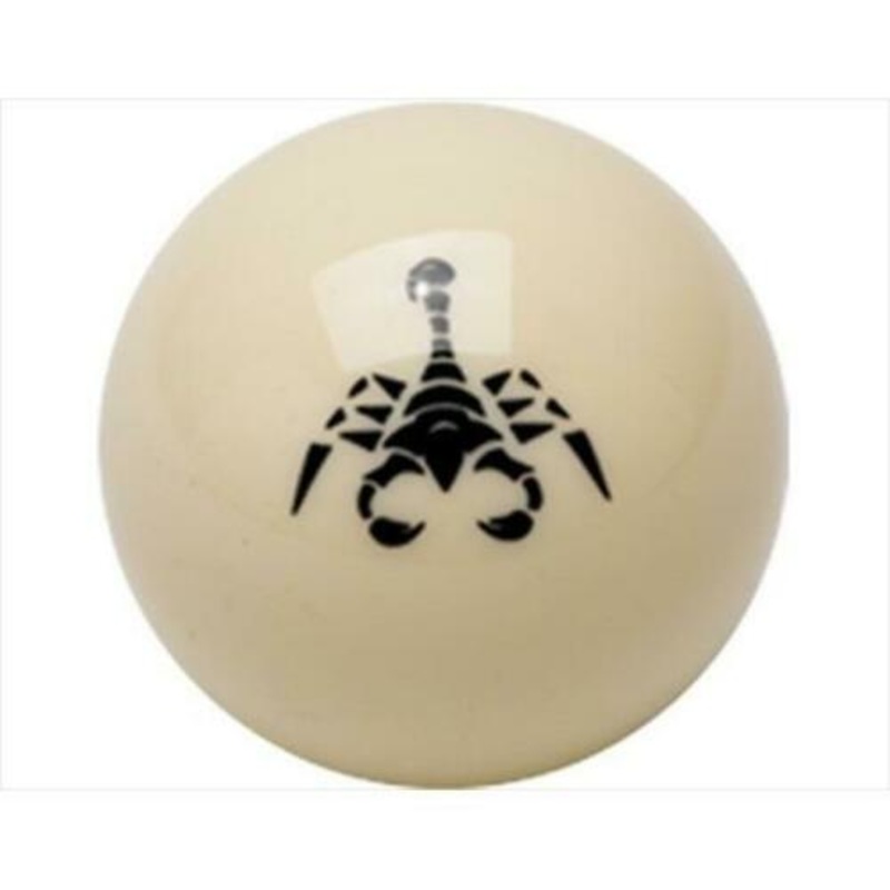 SCORPION cue ball size 2 1/4 for American pool 9 ball