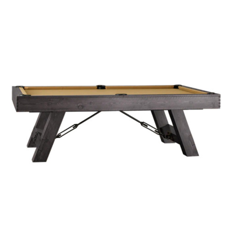 American Heritage Savannah Charcoal Finish Pool Table