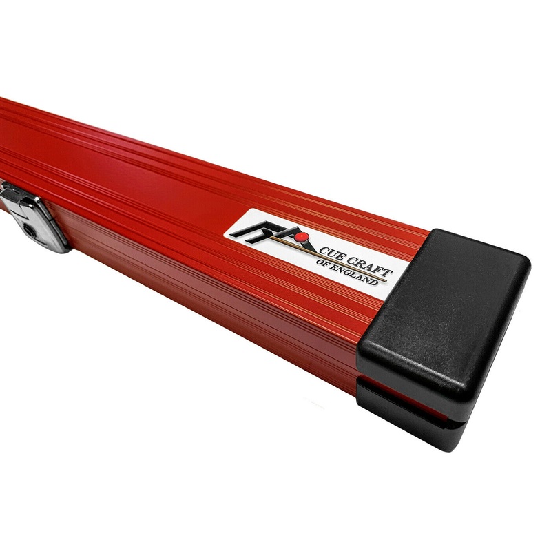 CUE CRAFT 1 piece aluminium cue case RED
