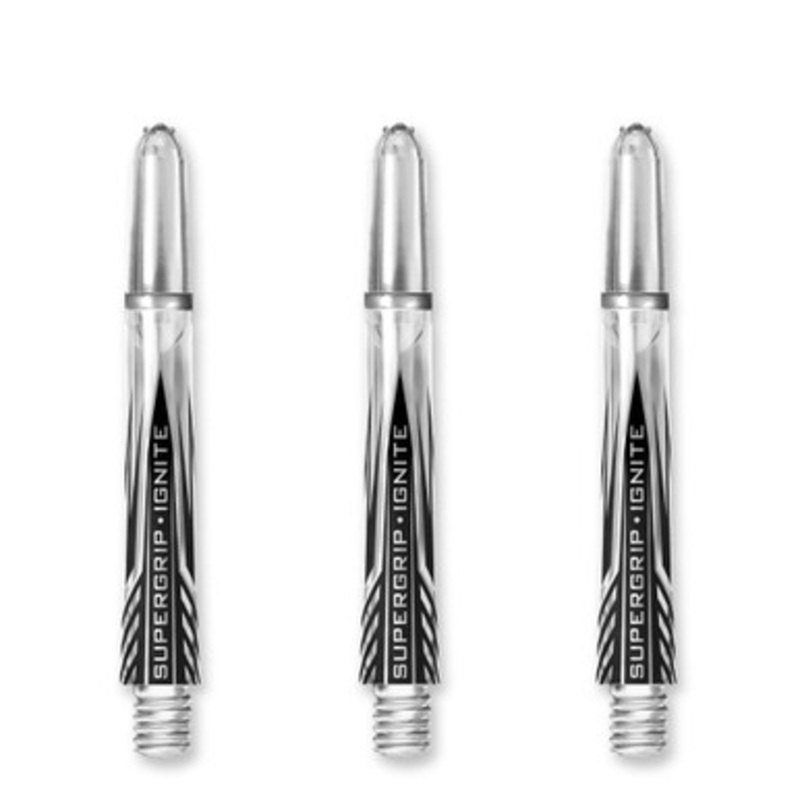 Dart World Supergrip Ignite Clear Shaft – Midi