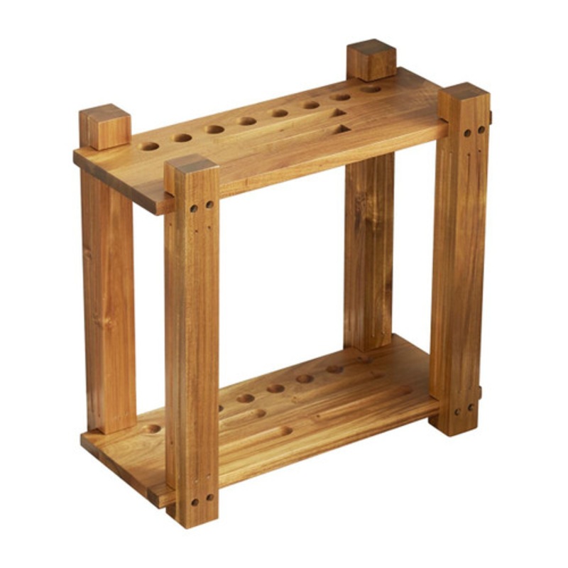 Imperial Rectangle Floor Rack Acacia