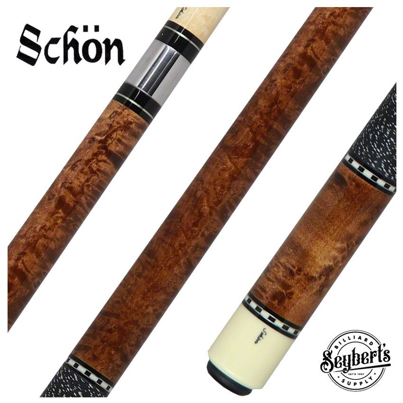 Schon STL Series Pool Cue – Dark Stain – STL1DS