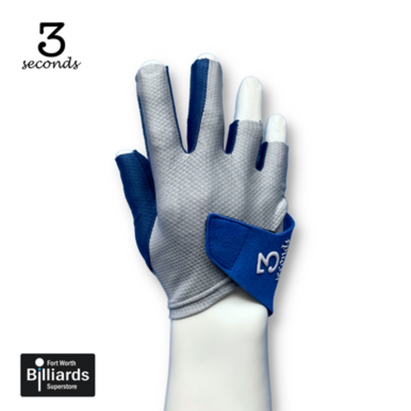 3 Seconds Billiard Glove – Blue