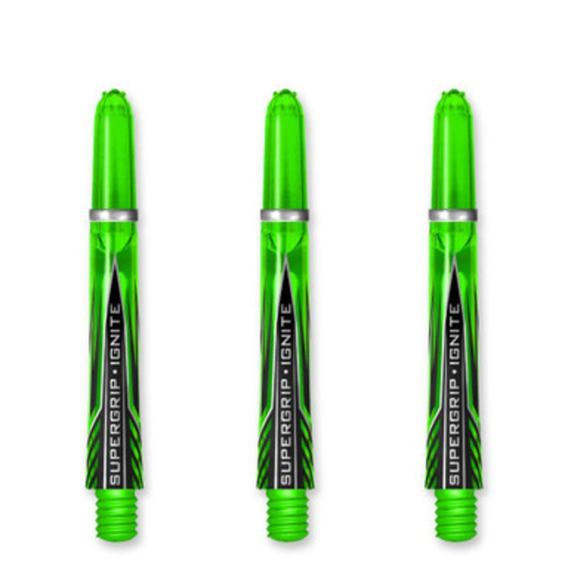 Dart World Supergrip Ignite Green Shaft – Midi