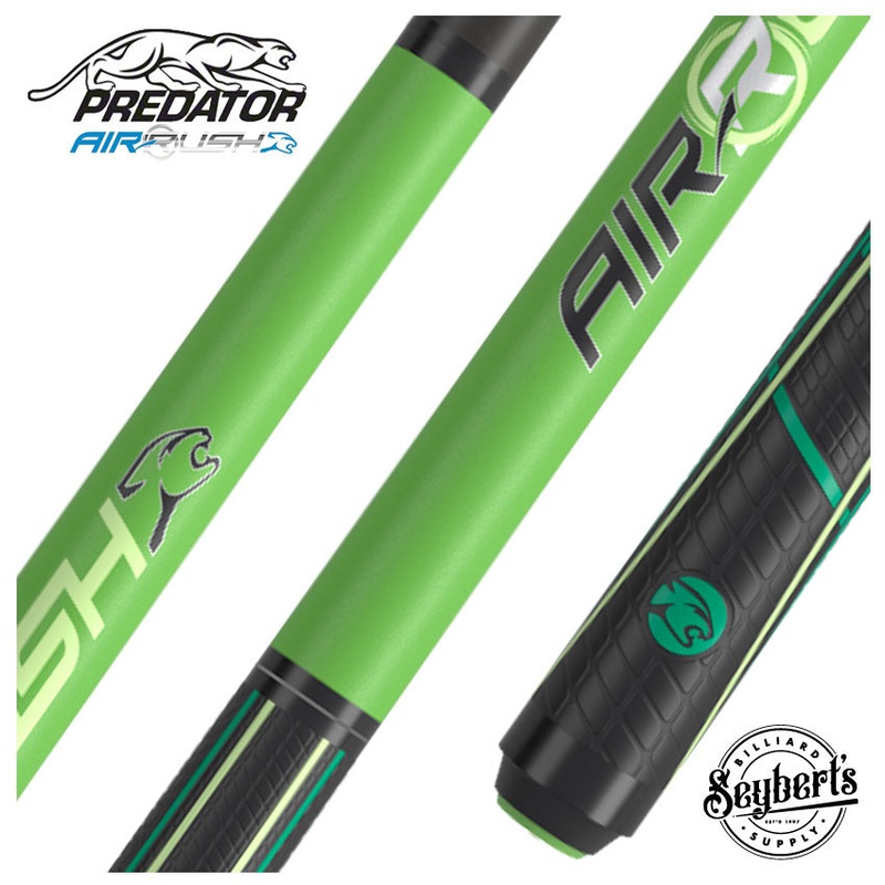 Predator AIR Rush Neon Green Jump Cue – Sport Wrap